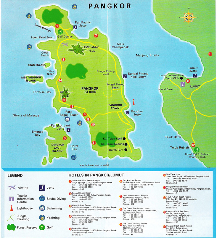 Location Map - Pangkor Island Malaysia